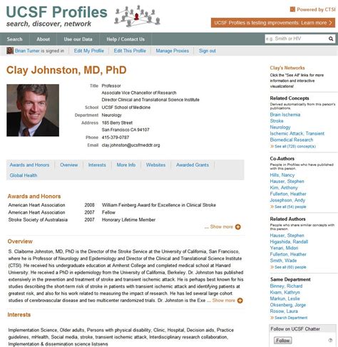 ucsf profiles